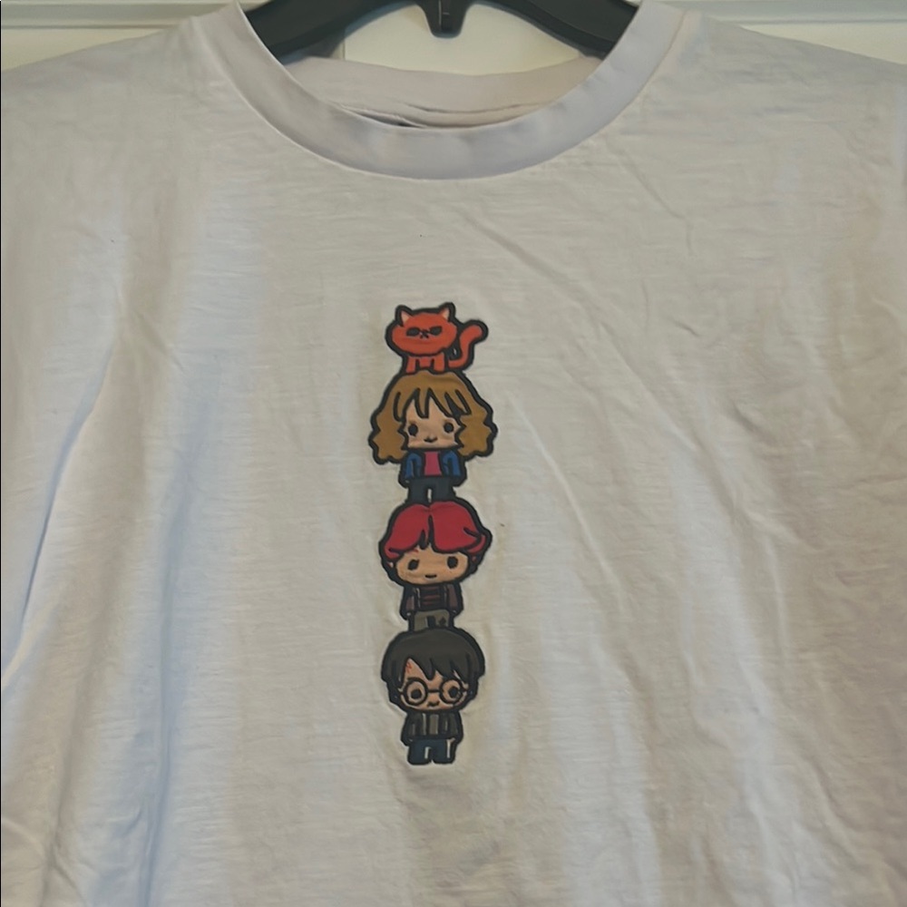 Harry Pitter White Graphic T-Shirt